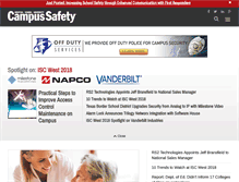 Tablet Screenshot of campussafetymagazine.com